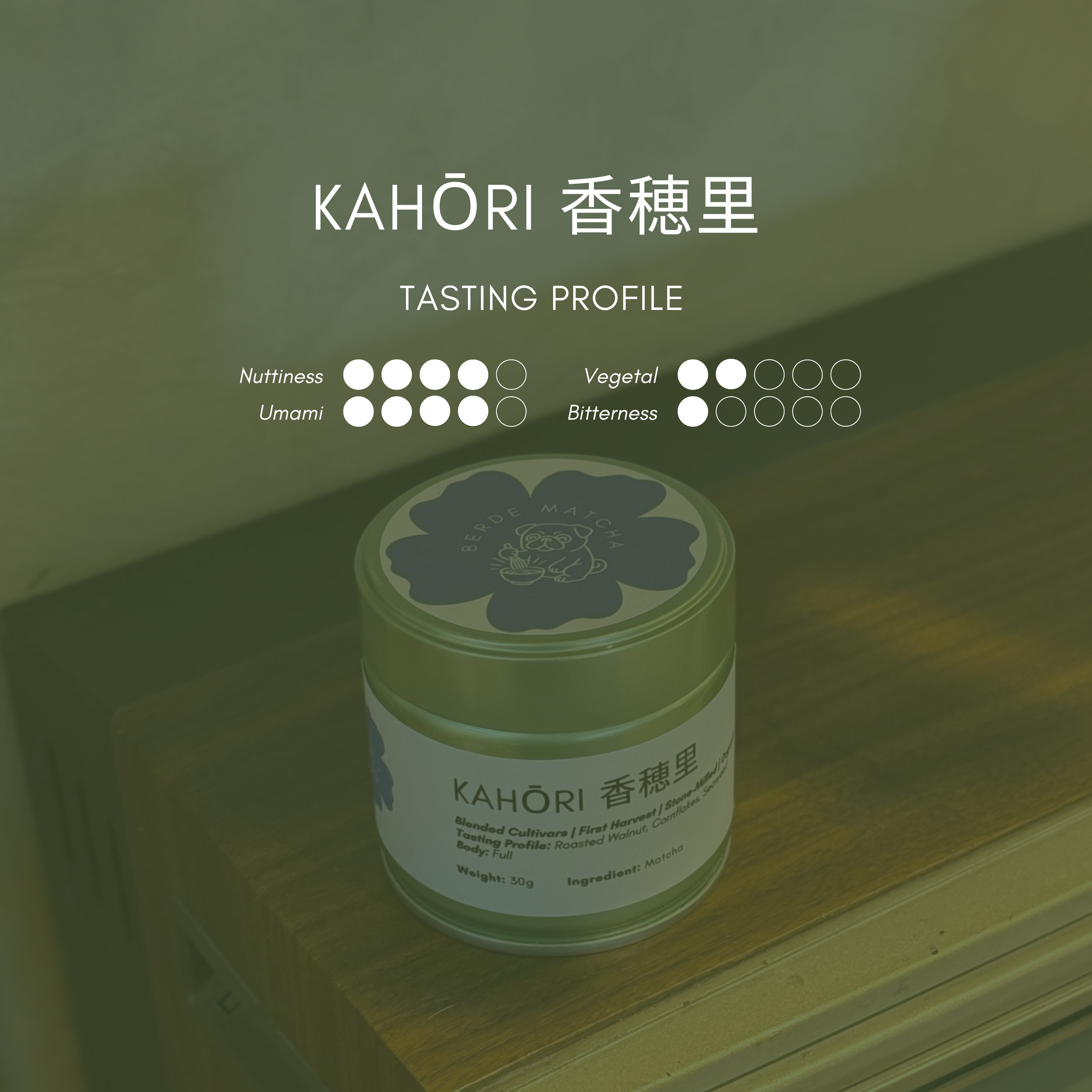 KAHŌRI (High-grade First Harvest Matcha Powder) - 50 grams